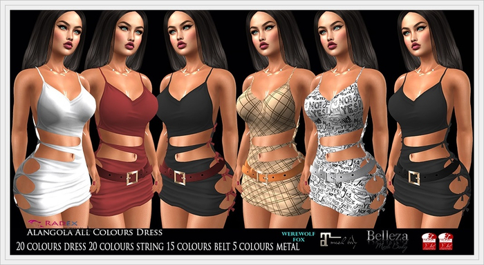 RADEX F 3 Mesh Alangola All Colours Dress