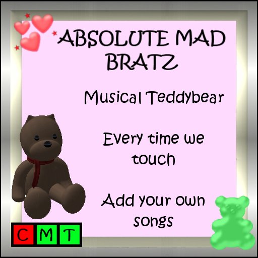 Musical teddybear Every time we touch