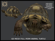 GD MESH FULL PERM ANIMAL TURTLE