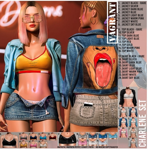 20. -[ vagrant ]- Charlene Skirt - Blue