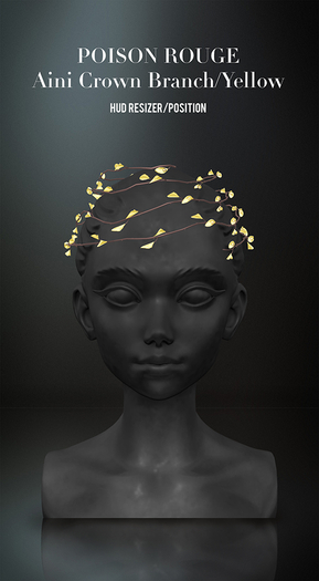 POISON ROUGE Aini Crown - Branch/Yellow