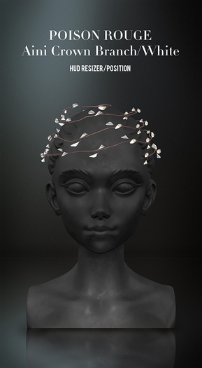 POISON ROUGE Aini Crown - Branch/White
