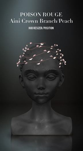 POISON ROUGE Aini Crown - Branch/Peach