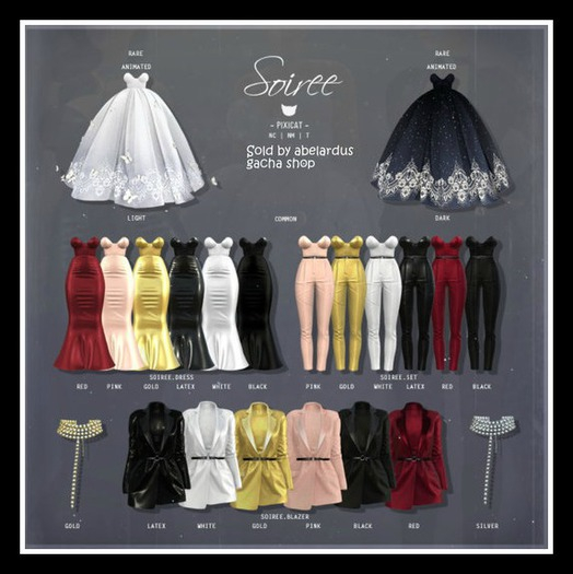 -Pixicat- Soiree.Dress - Gold (Maitreya)