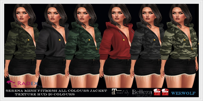 RADEX F 9 Mesh Fitmesh Serana All Colours  Jacket