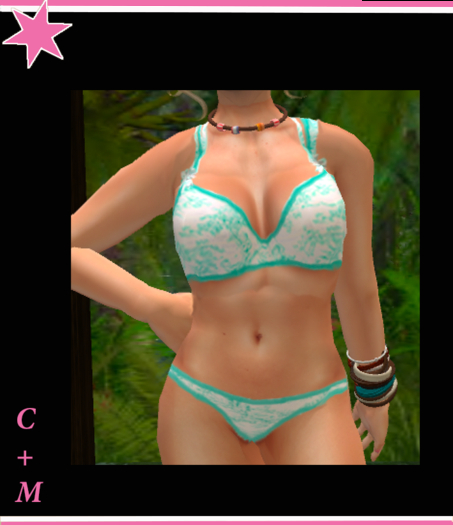 Bikini white mint