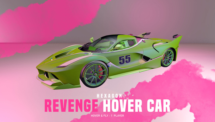 HEXAGON hover car - Revenge GREEN