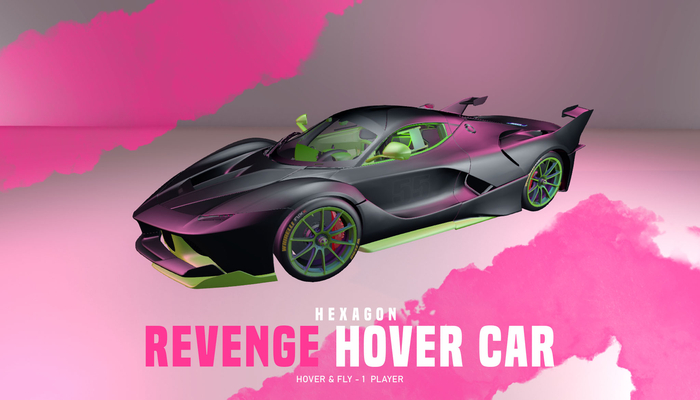 HEXAGON hover car - Revenge BLACK