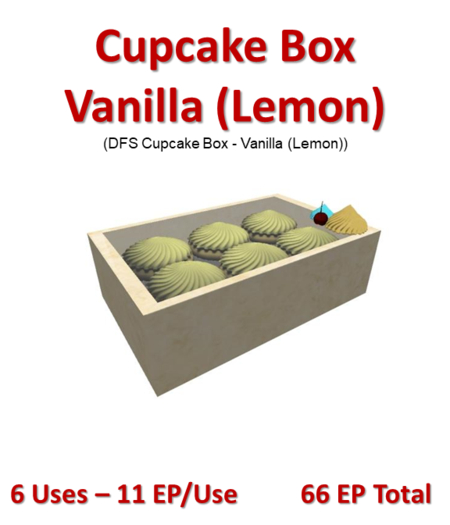 DFS Cupcake Box - Vanilla (Lemon) (Texture)