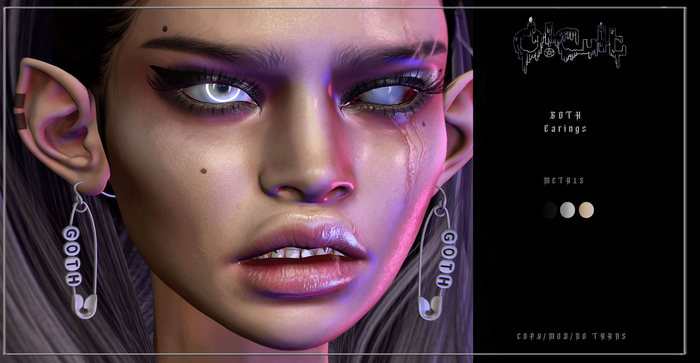 : O-CULT : Goth Earring DEMO