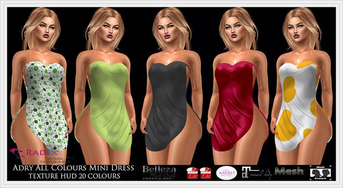 RADEX F 5 Mesh Adry All Colours Mini Dress