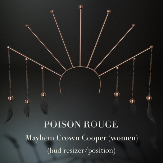 POISON ROUGE Mayhem Crown (women) - Cooper