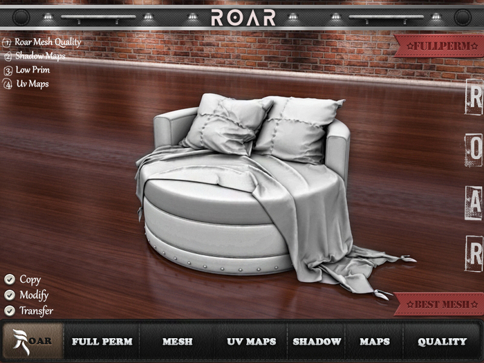 {::ROAR::} Full Perm Sofa Round #2129