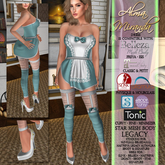 .: AlmaMiranda :. Maid Slit Side Dress - Blue