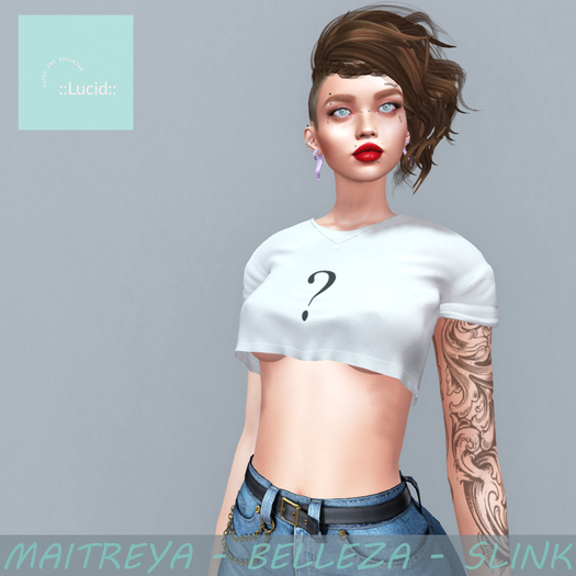 ::Lucid:: BW Graphic Cropped Tee - Question