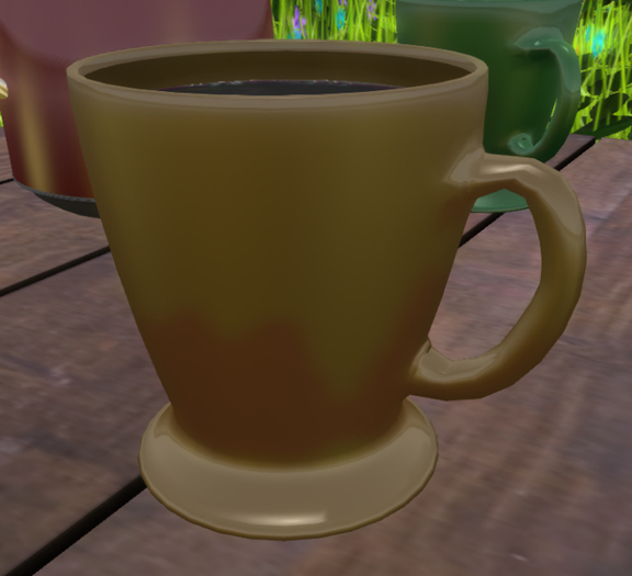 Kaffeetasse gefuellt (Mesh)