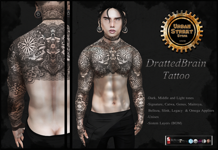**UbS** DrattedBrain Tattoo