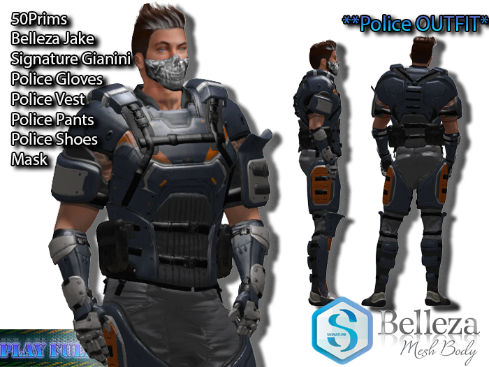 **Police Outfit Belleza Jake**PlayFullMesh