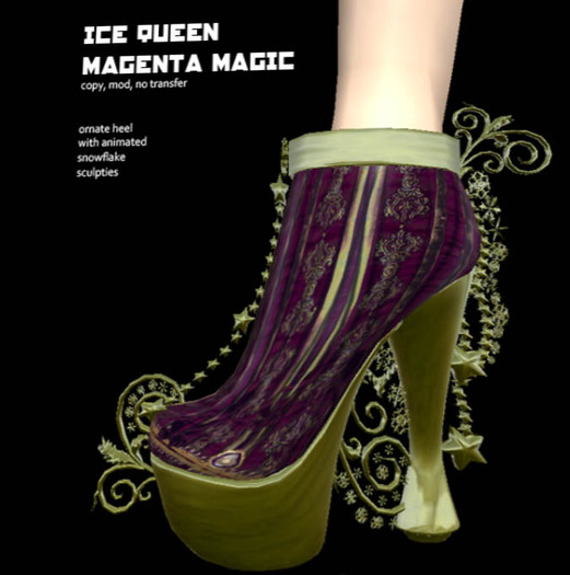 Grim Bros. cold steel ice queen heels Boxed