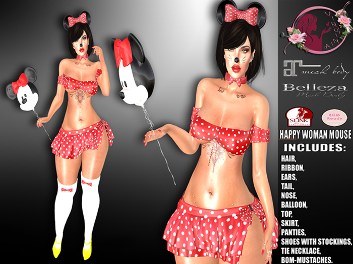 HAPPY WOMAN MOUSE