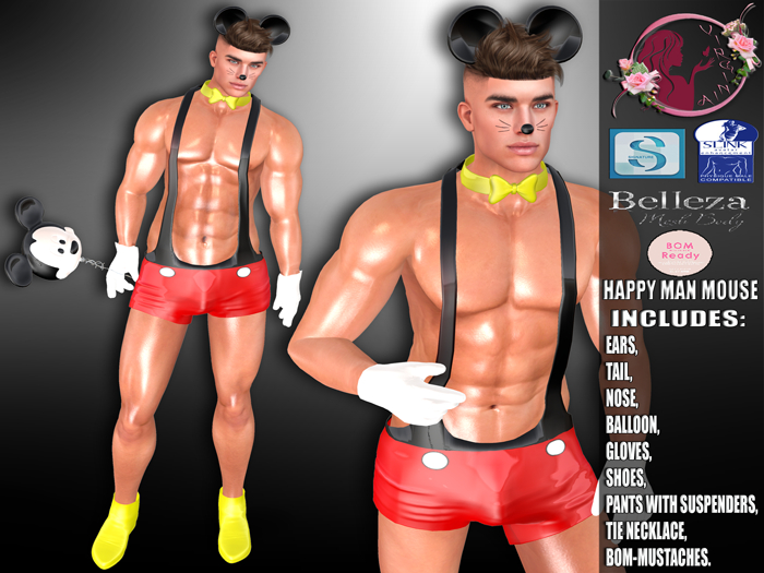 HAPPY MAN MOUSE