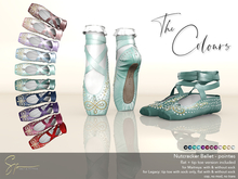 S&P Nutcracker shoes / pointes colours (wear to unpack)