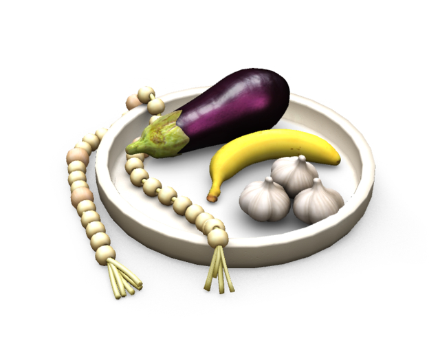Cute Tray & Vegetables