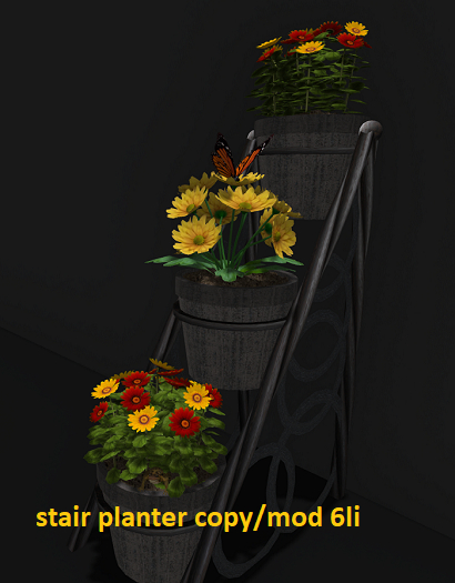 stairs planter 