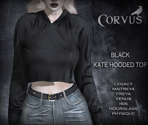 Corvus : DEMO Kate Hooded Top