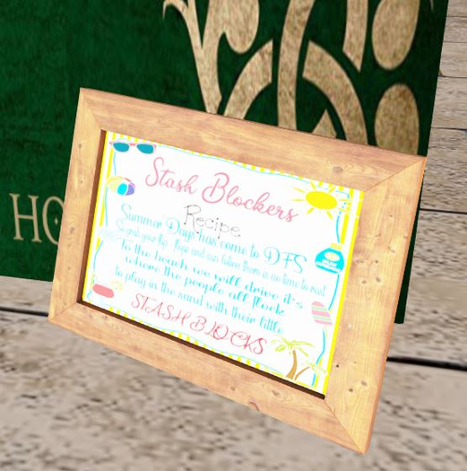 DFS Stash Blockers Recipe Display Aug 2019 (FSB16)