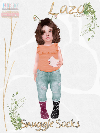 ~Lazo - Snuggle Socks ALL SIZES - DEMO