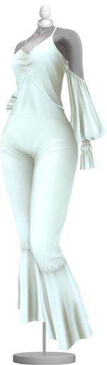 [GIULIADESIGN] -LOVER -DRESS DARK WHITE