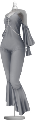 [GIULIADESIGN] -LOVER -DRESS GREY