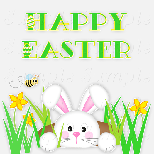 Easter Bunny Hole Texture