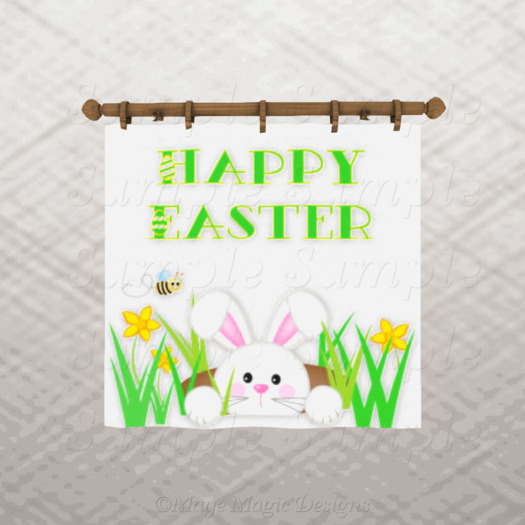Mesh Sign Easter Bunny Hole (C)