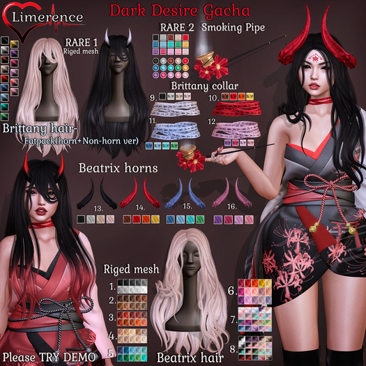 #3{Limerence} Beatrix hair-Reds