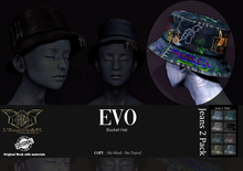 L'Emporio&PL::*Evo*:: -Jeans  pack 2-Bucket Hat.