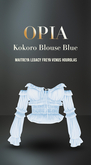 OPIA Kokoro Blouse Blue