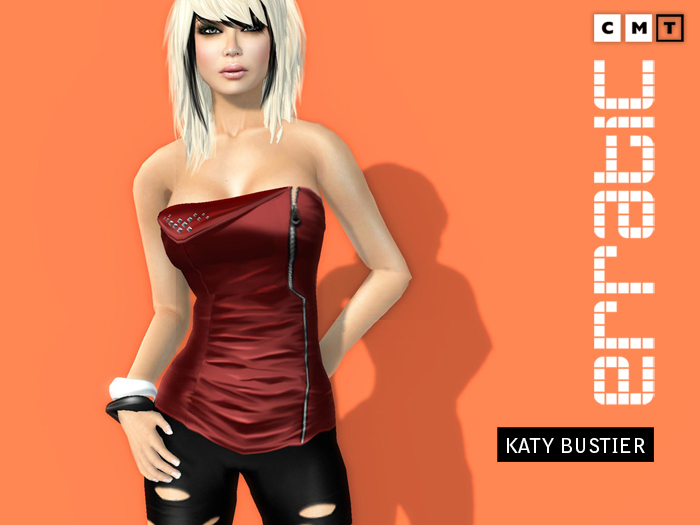 erratic / katy - bustier / red