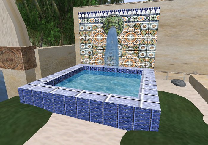 Greenman - Pouring Water with small pool