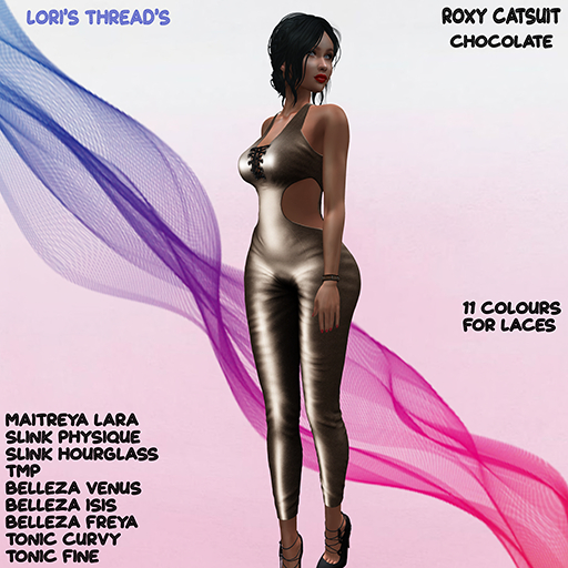 [L.T] Roxy Catsuit - Chocolate (ADD ME)
