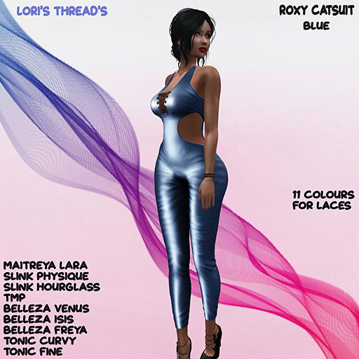[L.T] Roxy Catsuit - Blue (ADD ME)