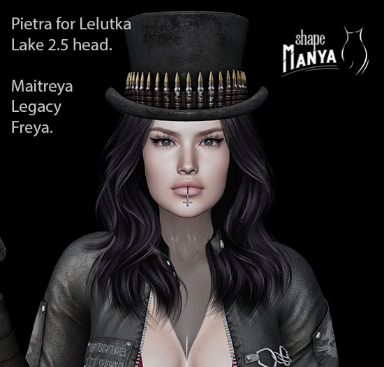 Shape Manya - Pietra for Lelutka Lake 2.5 head.