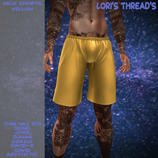[L.T] Nick Shorts - Yellow (ADD ME)