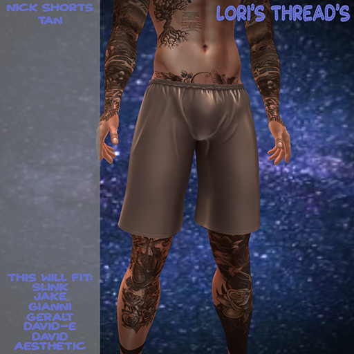 [L.T] Nick Shorts - Tan (ADD ME)