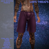 [L.T] Nick Shorts - Purple (ADD ME)