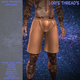 [L.T] Nick Shorts - Orange (ADD ME)