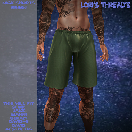 [L.T] Nick Shorts - Green (ADD ME)