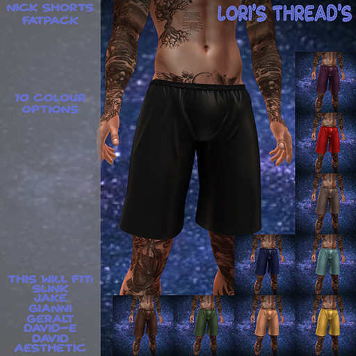 [L.T] Nick Shorts - FATPACK (ADD ME)