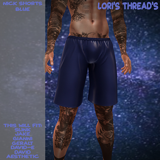 [L.T] Nick Shorts - Blue (ADD ME)